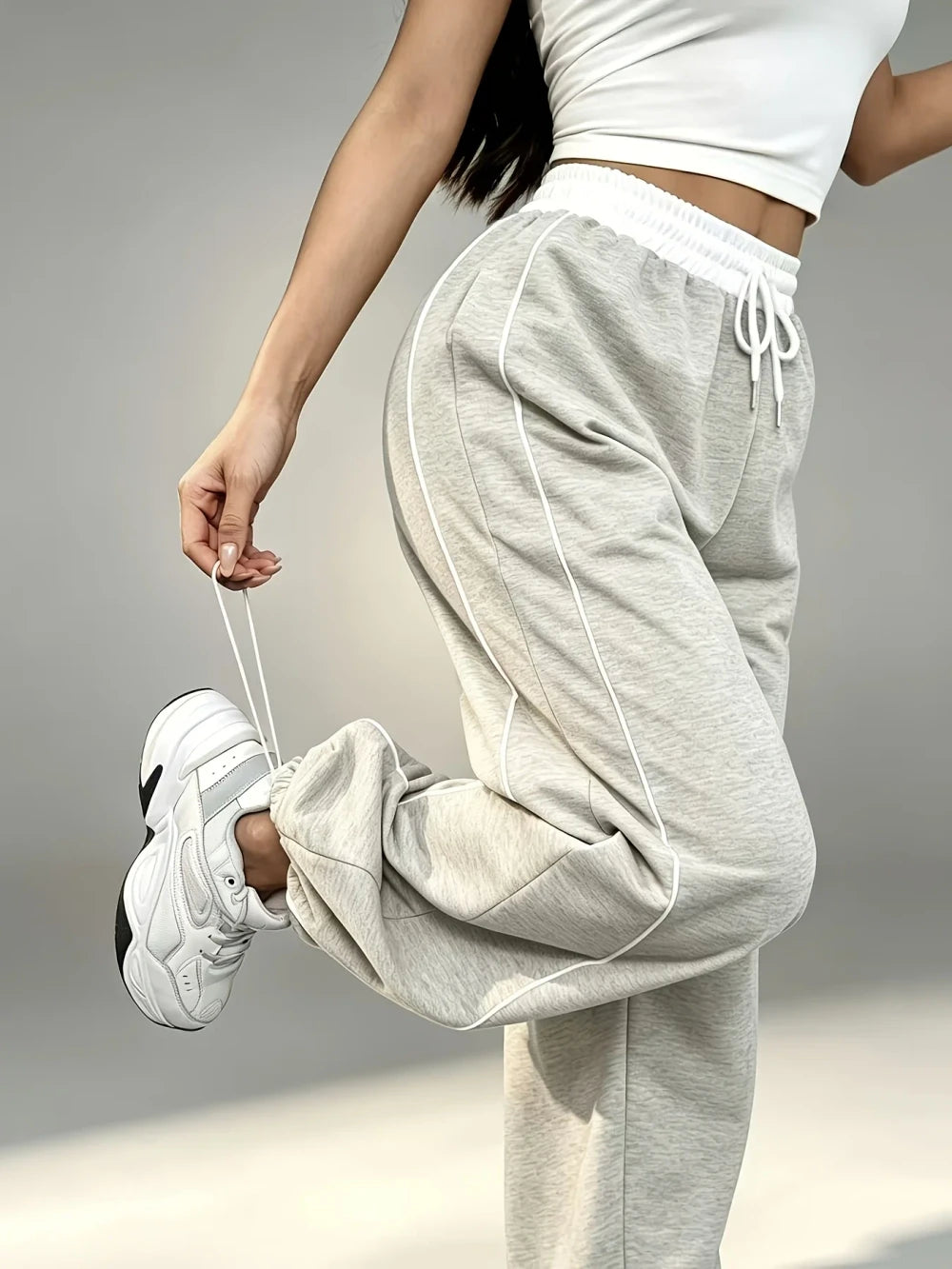 Wide Leg French Terry Sweatpants