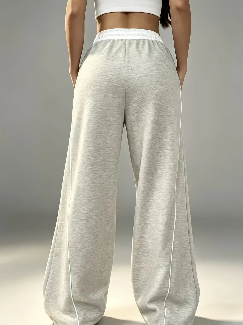 Wide Leg French Terry Sweatpants