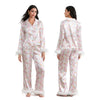 Festive Feather Cuff Pajama Set