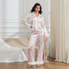 Festive Feather Cuff Pajama Set