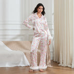 Festive Feather Cuff Pajama Set