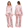 Festive Feather Cuff Pajama Set