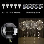LED Glowing Bobo Balloons