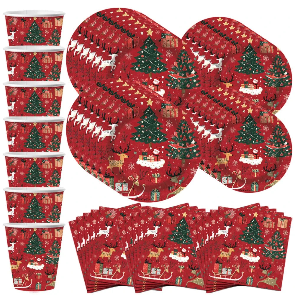 Christmas Party Tableware Set