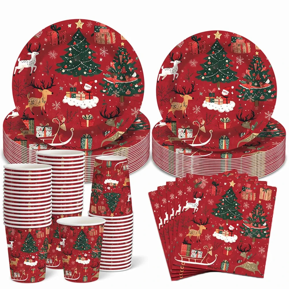 Christmas Party Tableware Set