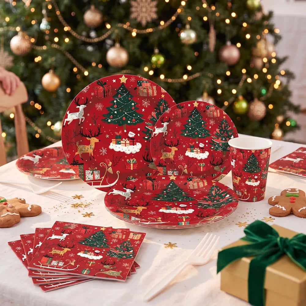 Christmas Party Tableware Set