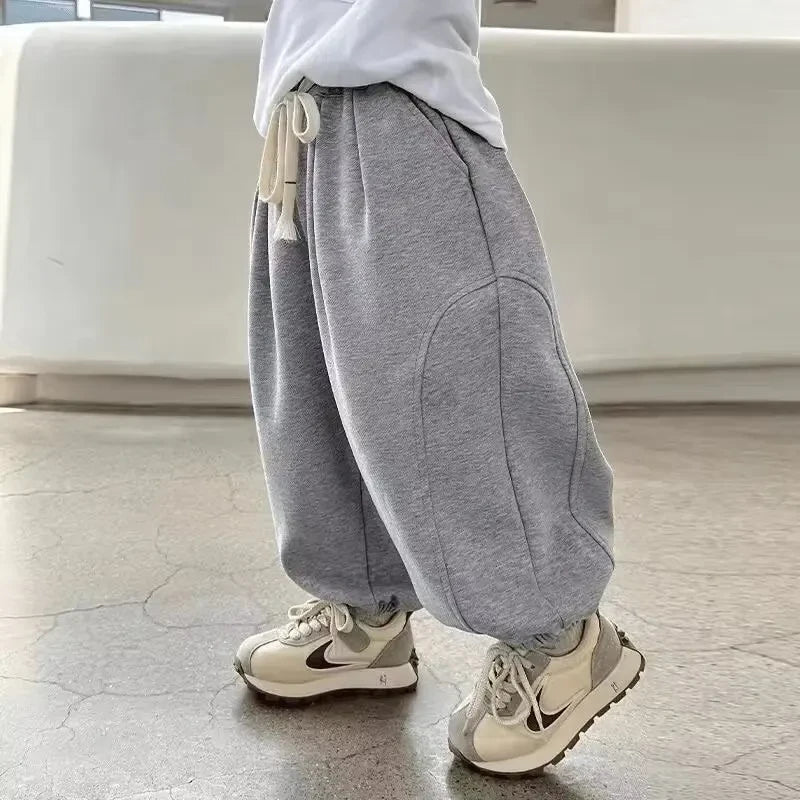 Solid Color Boys Casual Pants