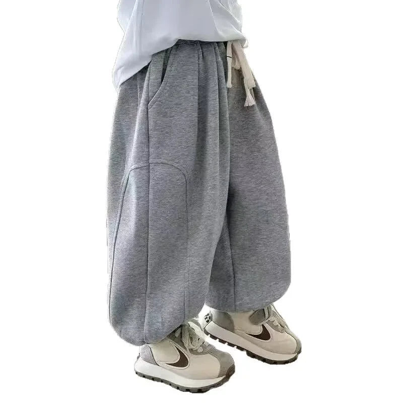 Solid Color Boys Casual Pants