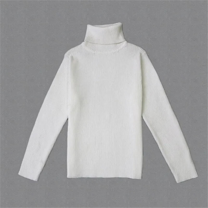 Cotton Turtleneck Kids Sweater
