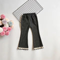 Soft Cotton Flared School Trousers