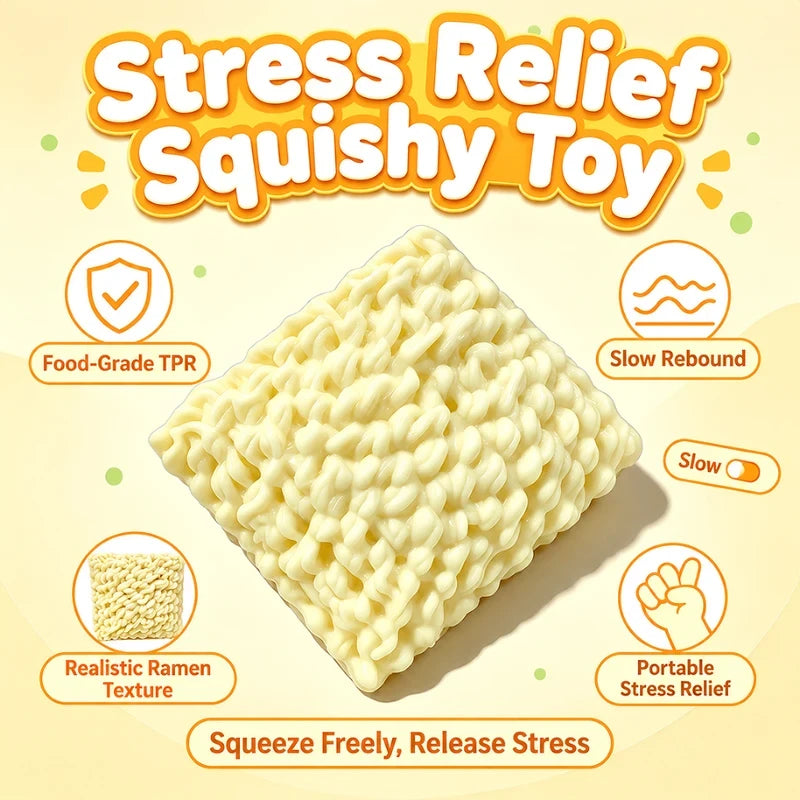 Simulation Instant Noodle Squishy Fidget Toy