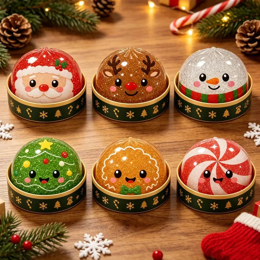 Christmas Dumpling Steamed Bun Decompression Toy
