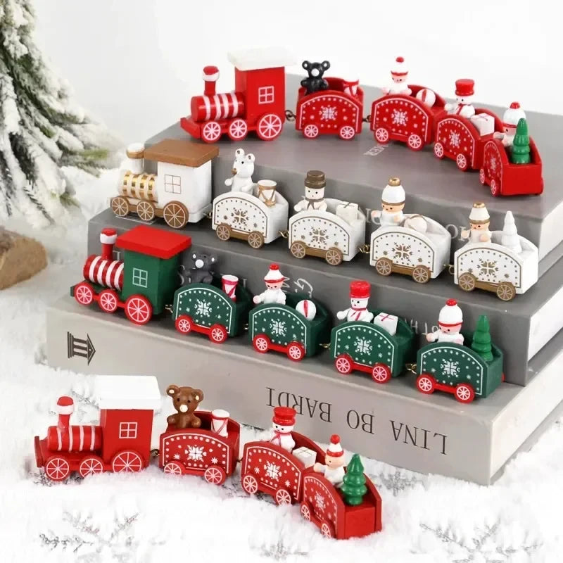 Mini Plastic Christmas Train