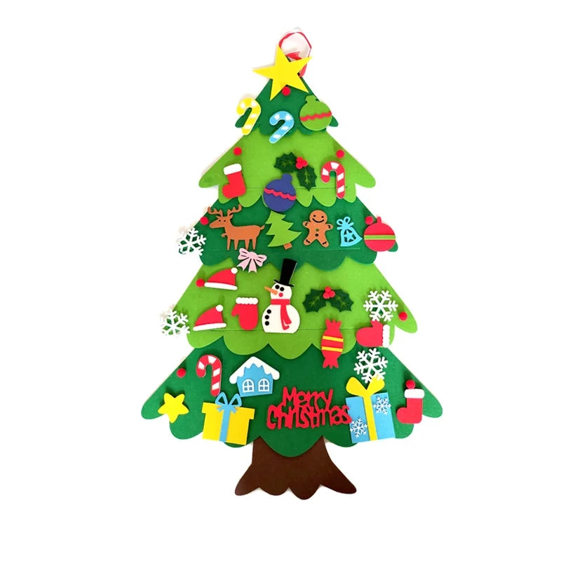 Interactive Felt Christmas Tree Decoration
