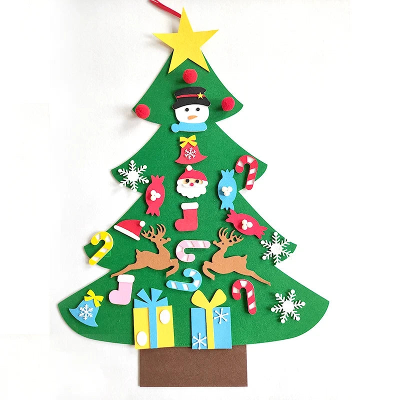 Interactive Felt Christmas Tree Decoration