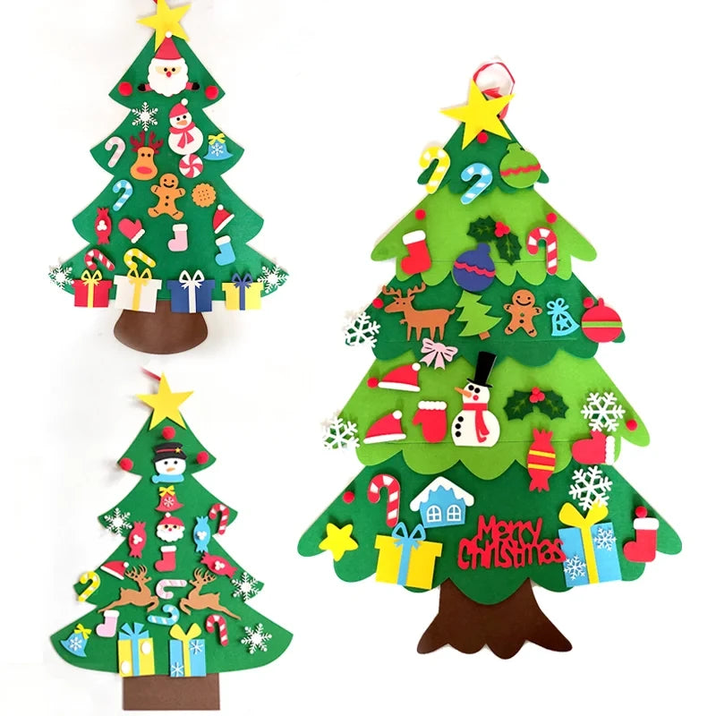 Interactive Felt Christmas Tree Decoration