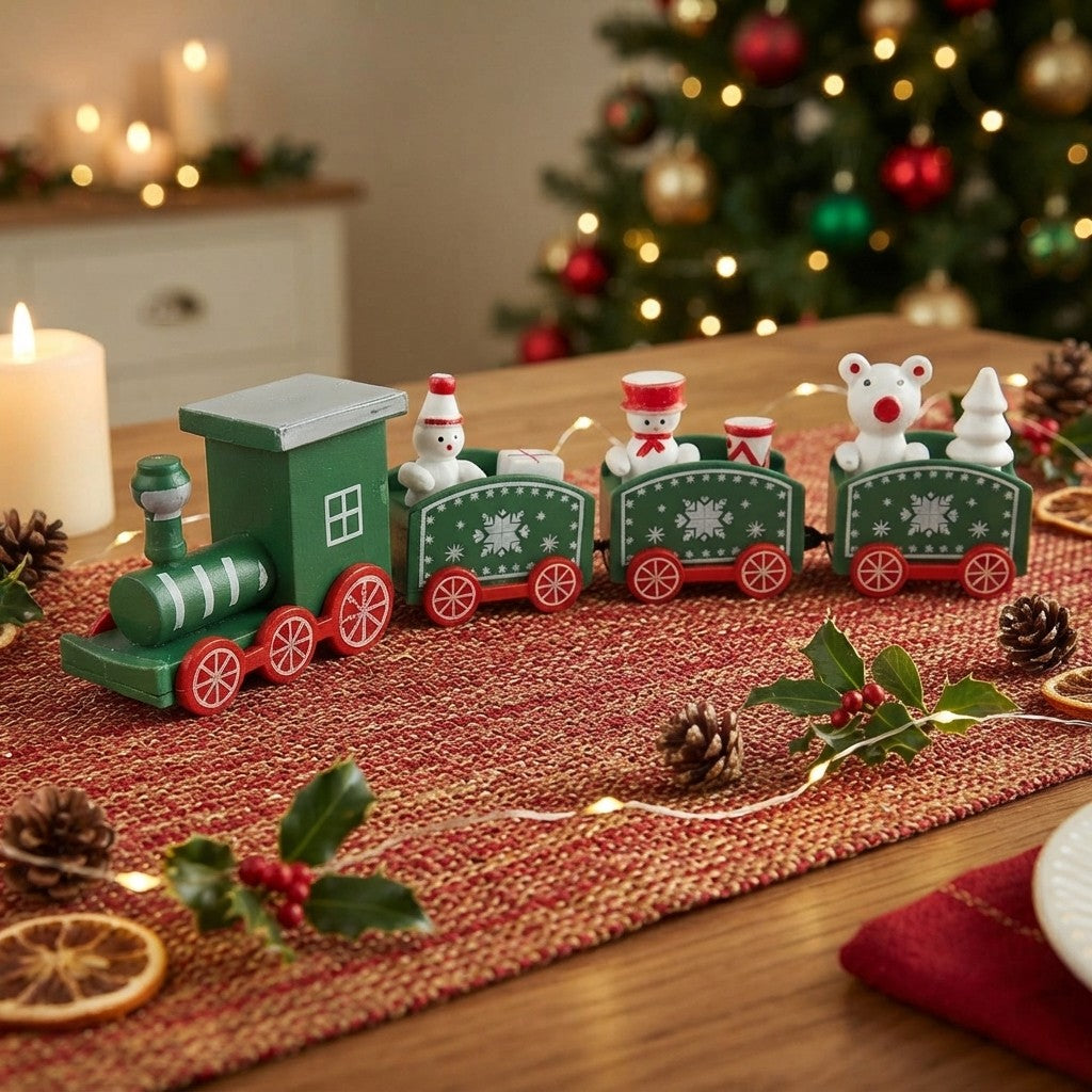 Mini Plastic Christmas Train